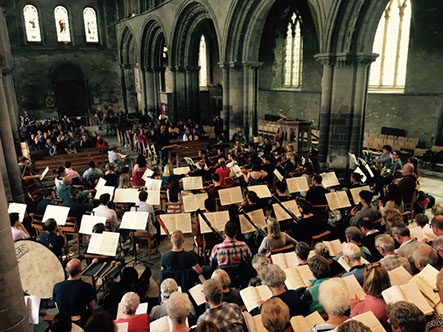 Joining Côr Dyfed Choir